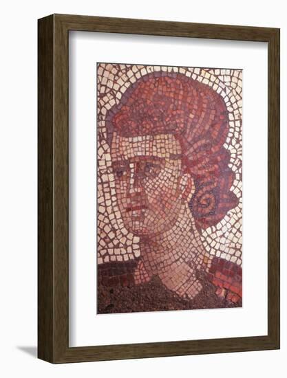 Byzantine Floor Mosaic in the Great Palace, Istanbul, 565 - 578 AD, (20th century)-Unknown-Framed Photographic Print