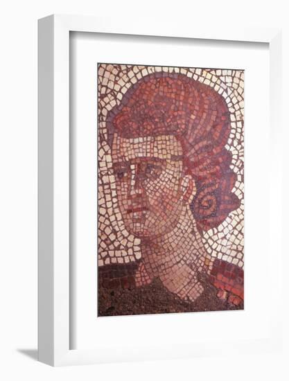 Byzantine Floor Mosaic in the Great Palace, Istanbul, 565 - 578 AD, (20th century)-Unknown-Framed Photographic Print