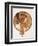 Byzantine Head of a Brunette; Tete Byzantine D'Une Brunette, C.1897 (Lithograph in Colours)-Alphonse Mucha-Framed Giclee Print