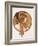 Byzantine Head of a Brunette; Tete Byzantine D'Une Brunette, C.1897 (Lithograph in Colours)-Alphonse Mucha-Framed Giclee Print