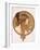 Byzantine Head of a Brunette; Tete Byzantine D'Une Brunette, C.1897 (Lithograph in Colours)-Alphonse Mucha-Framed Giclee Print