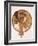 Byzantine Head of a Brunette; Tete Byzantine D'Une Brunette, C.1897 (Lithograph in Colours)-Alphonse Mucha-Framed Giclee Print