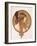 Byzantine Head of a Brunette; Tete Byzantine D'Une Brunette, C.1897 (Lithograph in Colours)-Alphonse Mucha-Framed Giclee Print