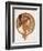 Byzantine Head of a Brunette; Tete Byzantine D'Une Brunette, C.1897 (Lithograph in Colours)-Alphonse Mucha-Framed Giclee Print