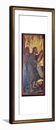 Byzantine ikon of Saint John the Baptis, 1st century BC-Unknown-Framed Giclee Print