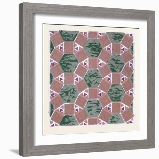 Byzantine Ornament-null-Framed Giclee Print