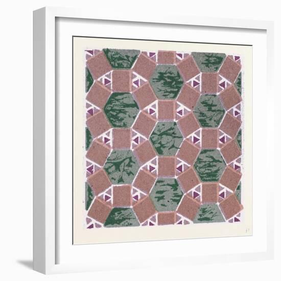 Byzantine Ornament-null-Framed Giclee Print