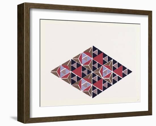 Byzantine Ornament-null-Framed Giclee Print