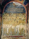 Baptism of Christ by John the Baptist-Byzantine School-Framed Giclee Print