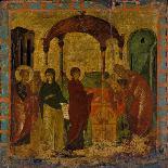 Courtiers by a Fountain (Mosaic)-Byzantine-Framed Giclee Print