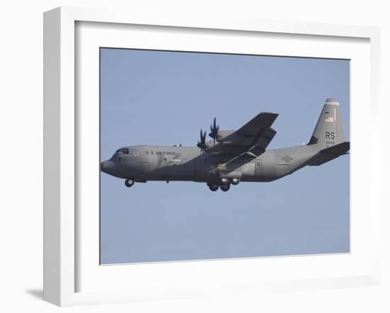 C-130J Super Hercules of the 86th Airlift Wing-Stocktrek Images-Framed Photographic Print