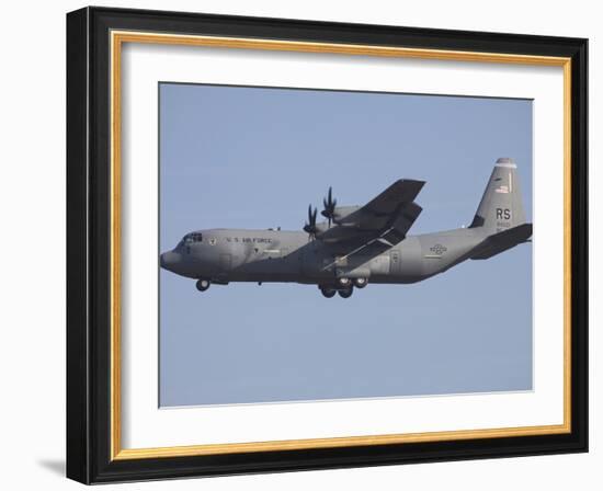 C-130J Super Hercules of the 86th Airlift Wing-Stocktrek Images-Framed Photographic Print