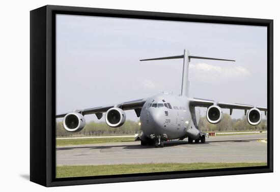 C-17 Globemaster Iii of the Royal Air Force-Stocktrek Images-Framed Premier Image Canvas