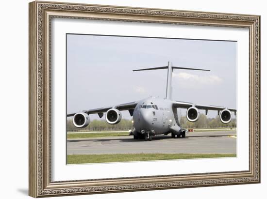 C-17 Globemaster Iii of the Royal Air Force-Stocktrek Images-Framed Photographic Print