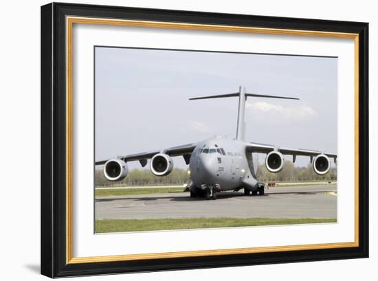 C-17 Globemaster Iii of the Royal Air Force-Stocktrek Images-Framed Photographic Print