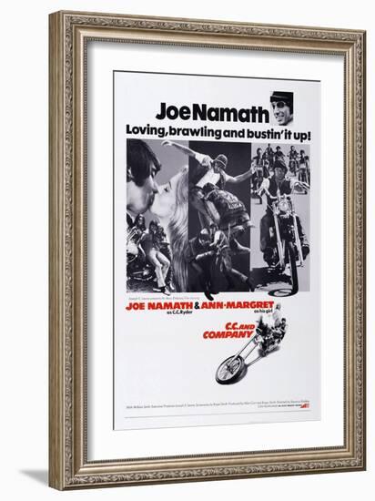 C.C. and Company, Joe Namath, Ann-Margret, Joe Namath, 1970-null-Framed Art Print