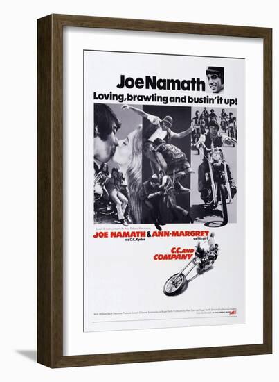 C.C. and Company, Joe Namath, Ann-Margret, Joe Namath, 1970-null-Framed Art Print