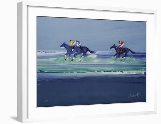 c - Chevauchée sur la plage-Victor Spahn-Framed Limited Edition