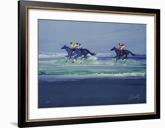 c - Chevauchée sur la plage-Victor Spahn-Framed Limited Edition