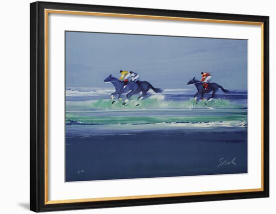 c - Chevauchée sur la plage-Victor Spahn-Framed Limited Edition