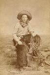 Cowboy Jim "Kid" Willoughby Champion Rider And Roper From Cheyenne, Wyoming-C.D. Kirkland-Mounted Art Print