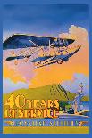 Hawaiian Airlines, 40 Years of Service-C.e. White-Art Print