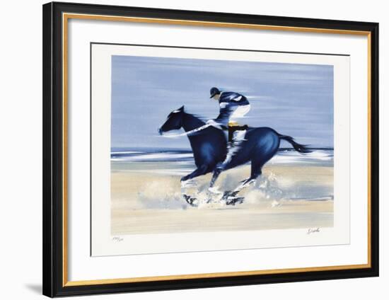 c - Entrainement à Deauville III-Victor Spahn-Framed Limited Edition