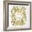 C'est La Vie in Gold-Cat Coquillette-Framed Premium Giclee Print