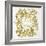 C'est La Vie in Gold-Cat Coquillette-Framed Premium Giclee Print