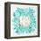 C'est La Vie in Turquoise and Gold-Cat Coquillette-Framed Stretched Canvas