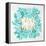 C'est La Vie in Turquoise and Gold-Cat Coquillette-Framed Stretched Canvas