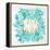 C'est La Vie in Turquoise and Gold-Cat Coquillette-Framed Stretched Canvas