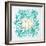 C'est La Vie in Turquoise and Gold-Cat Coquillette-Framed Premium Giclee Print