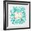 C'est La Vie in Turquoise and Gold-Cat Coquillette-Framed Premium Giclee Print