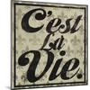 C'est La Vie-Daniel Bombardier-Mounted Art Print