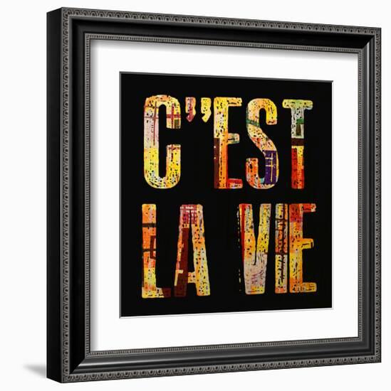 C'est la Vie-Irena Orlov-Framed Art Print