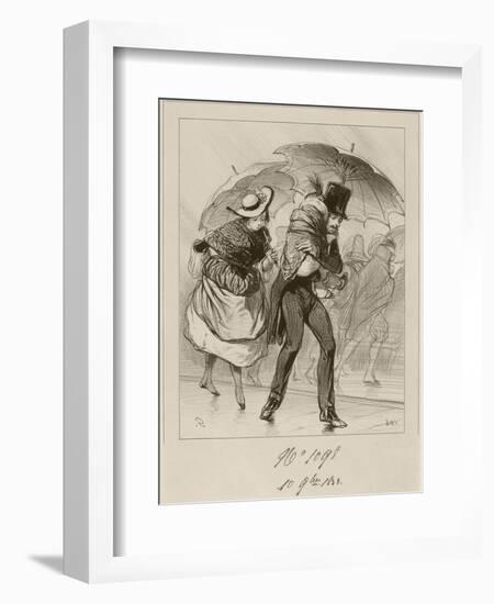 C'Était Bien Composé, Pas Vrai Laurent?, 1838-Paul Gavarni-Framed Giclee Print