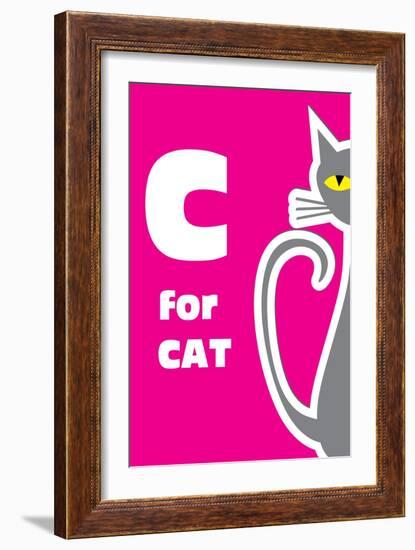 C For The Cat-Elizabeta Lexa-Framed Art Print