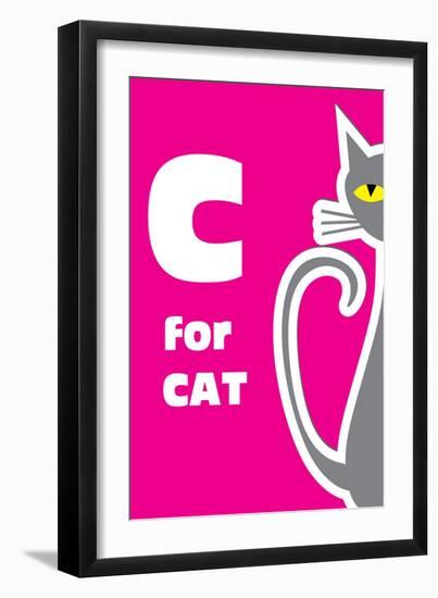 C For The Cat-Elizabeta Lexa-Framed Art Print