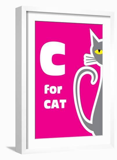 C For The Cat-Elizabeta Lexa-Framed Art Print