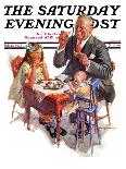 "Tea for Grandpa,"February 18, 1933-C. Gager Phillips-Framed Giclee Print