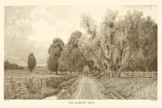 The Country Road in Sepia-C. Harry Eaton-Art Print