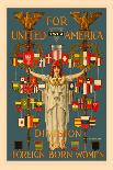 YWCA, For United America-C^ Howard Walker-Mounted Art Print