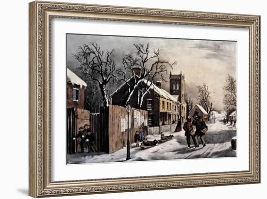 C&I: The Ambuscade-Currier & Ives-Framed Giclee Print