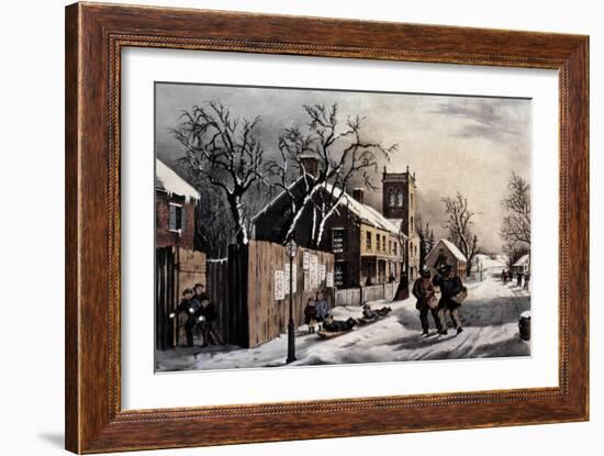 C&I: The Ambuscade-Currier & Ives-Framed Giclee Print