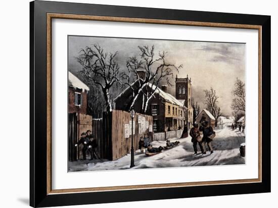 C&I: The Ambuscade-Currier & Ives-Framed Giclee Print