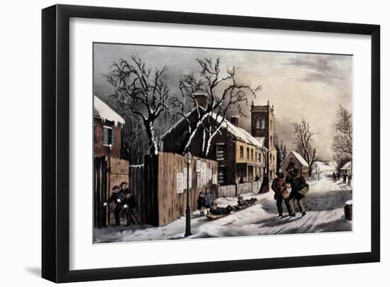 C&I: The Ambuscade-Currier & Ives-Framed Giclee Print