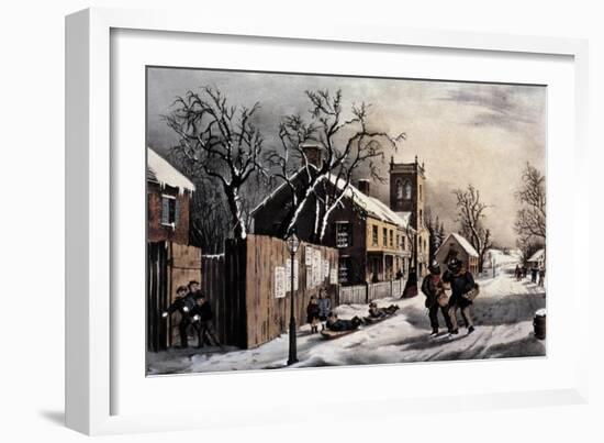 C&I: The Ambuscade-Currier & Ives-Framed Giclee Print