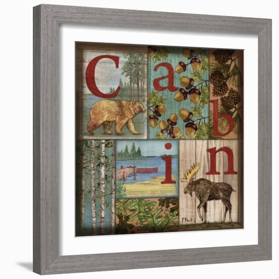 C is for Cabin-Paul Brent-Framed Art Print