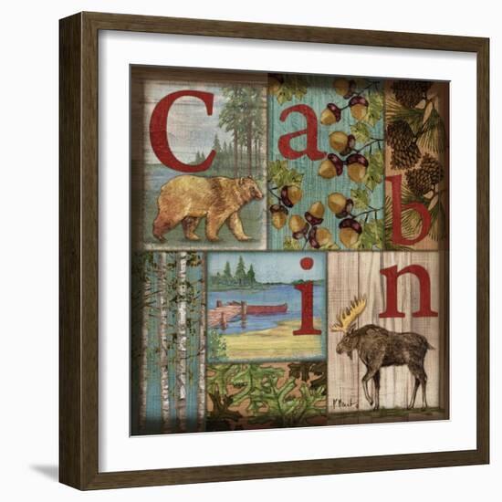 C is for Cabin-Paul Brent-Framed Art Print